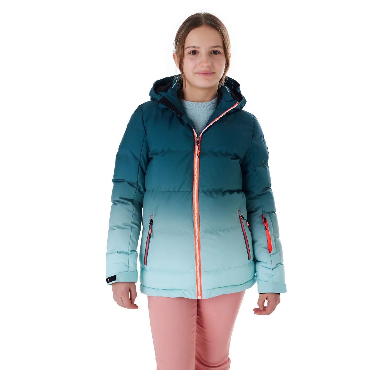 Kinder, Mädchen Ski-Steppjacke KSW 330 GRLSQLTD JCKT 3/15