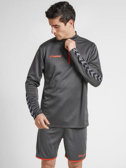 Zip Sudadera Hmlauthentic Multideporte Hombre Transpirable Diseño Ligero Hummel