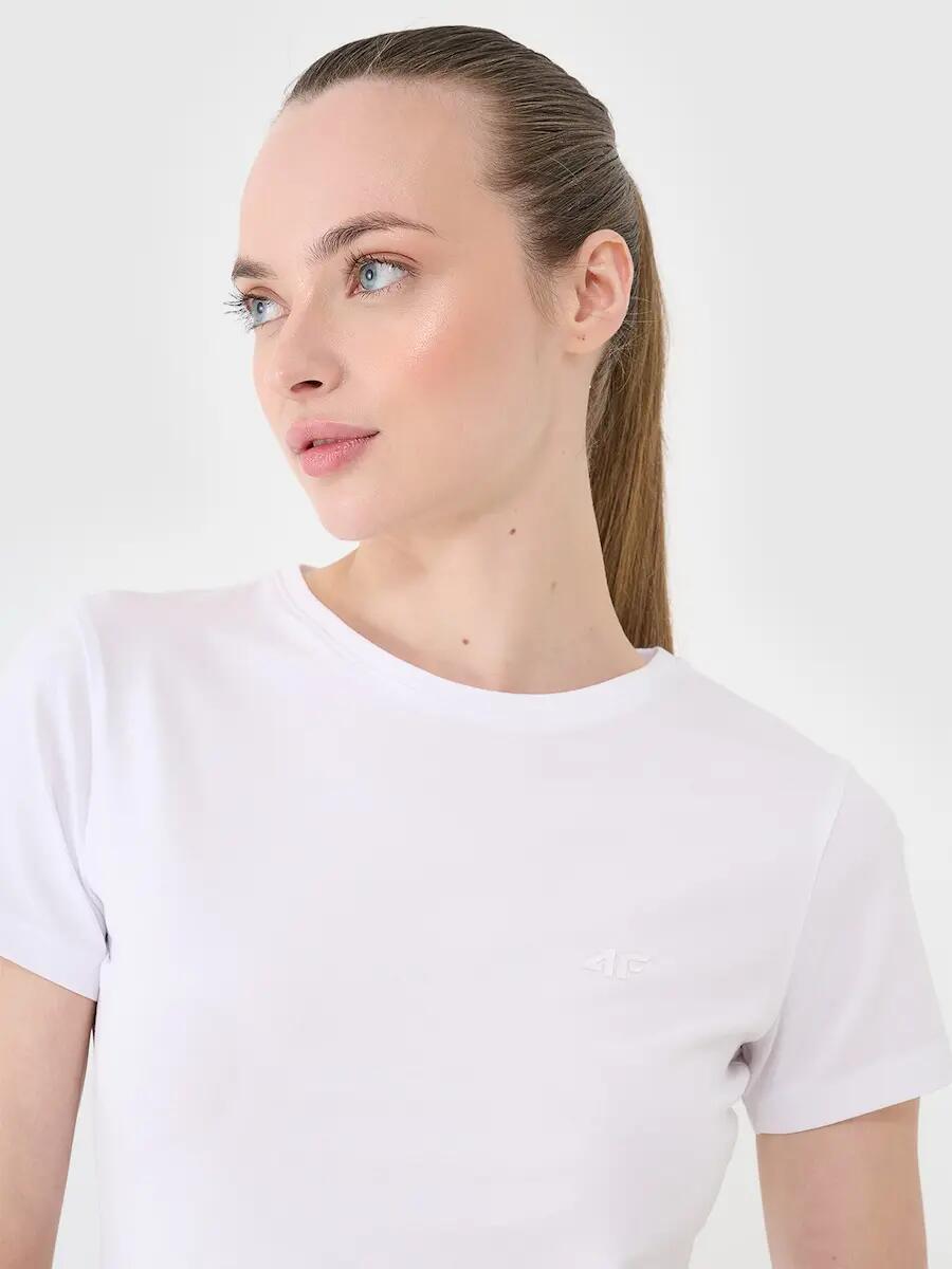 Damski t-shirt basic 4F 4FWMM00TTSHF2673 4/6