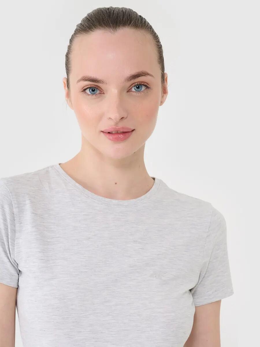 Damski t-shirt basic 4F 4FWMM00TTSHF2673 4/6