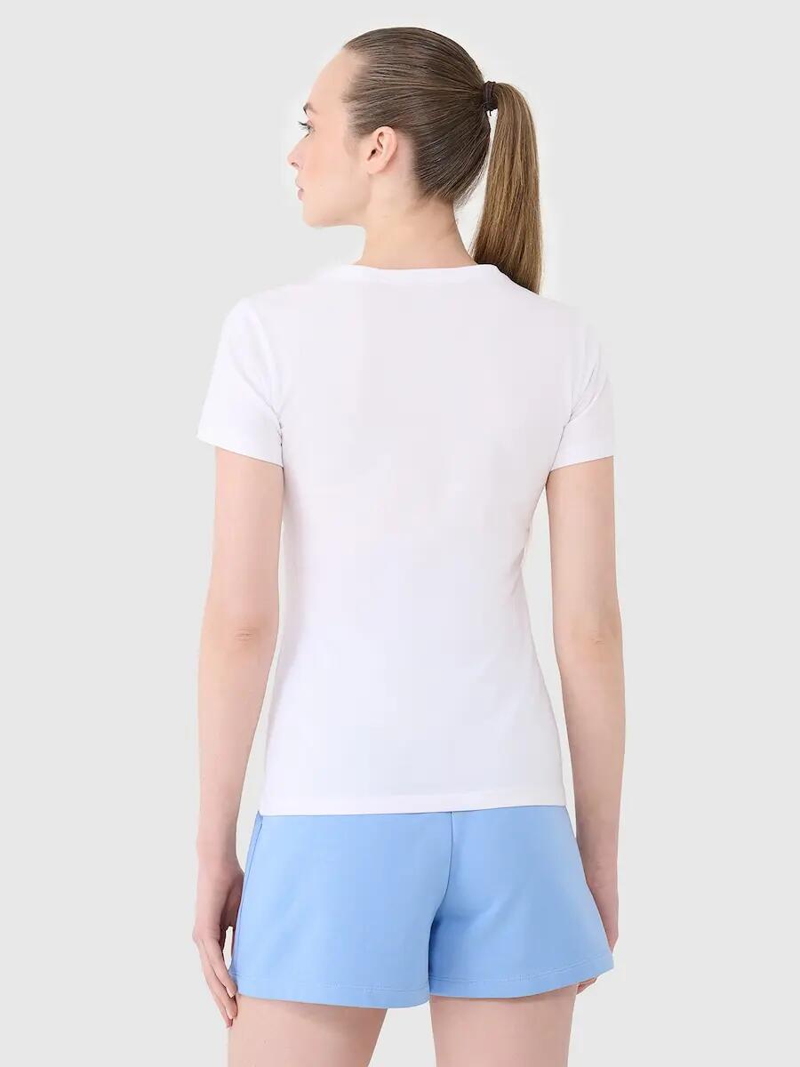 Damski t-shirt basic 4F 4FWMM00TTSHF2673 2/6