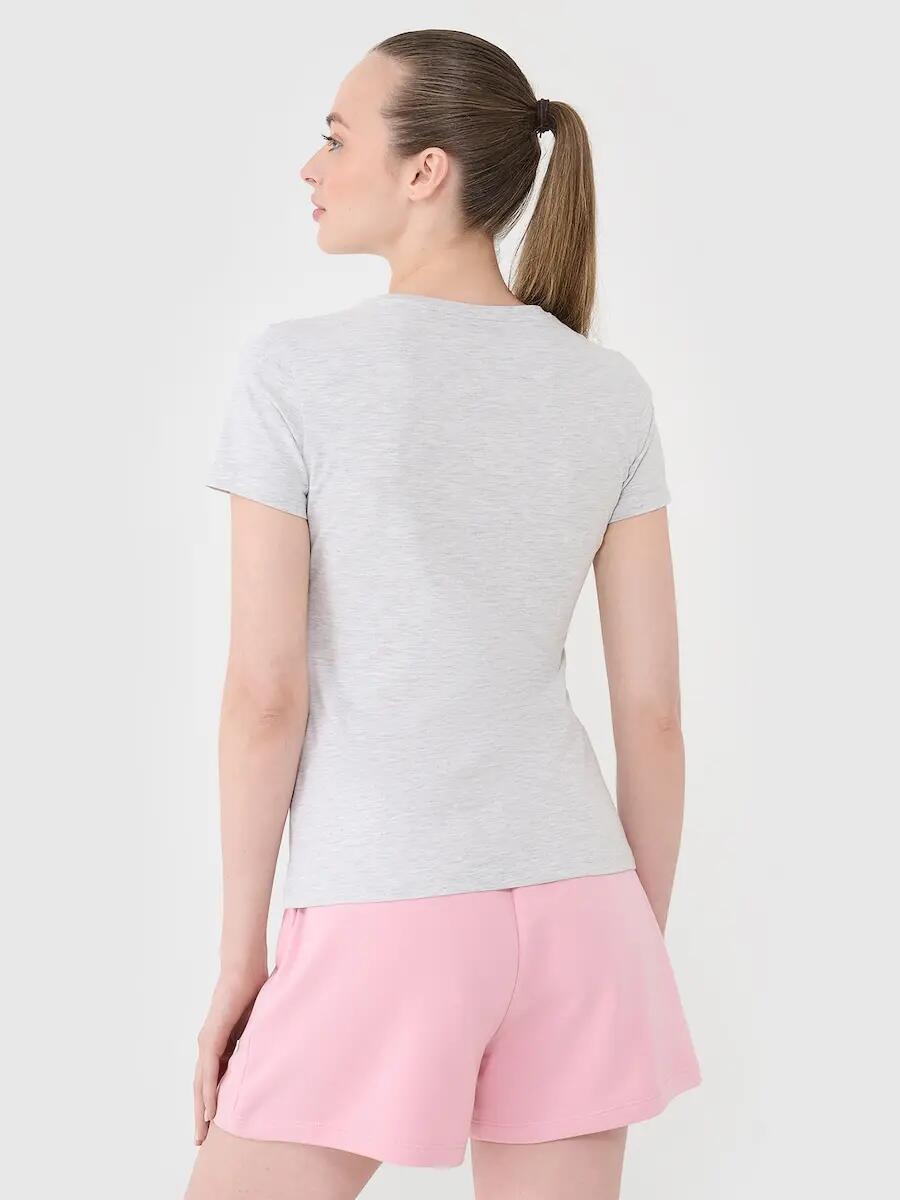 Damski t-shirt basic 4F 4FWMM00TTSHF2673 2/6