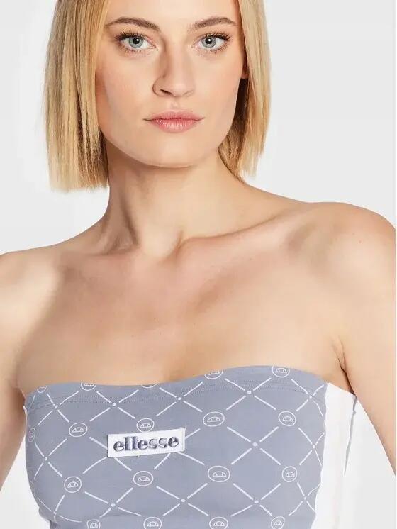 ELLESSE TOP DAMSKI M      logo SZARY 4/6