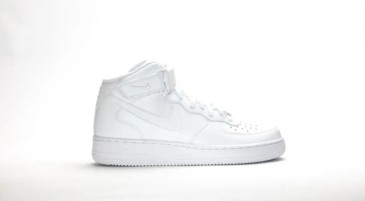 baskets - hommes - mid, classique - Air Force 1 '07 - blanc 1/1