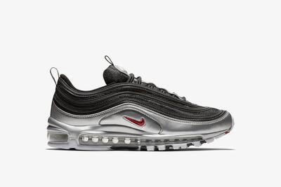 Heren – sneakers – schoenen – air max 97 qs – metallic silver