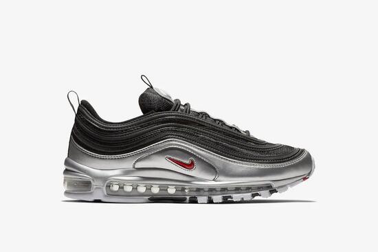 Homme - baskets - chaussures - Air Max 97 QS - Metallic Silver