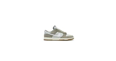 Heren – sneaker – lage top, rubberen zool – dunk low – olijfgroen