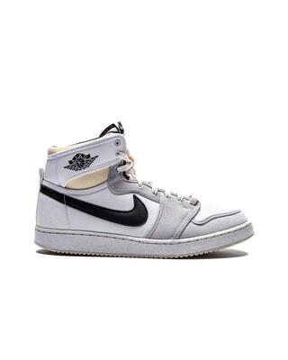 Heren - sneakers - hoge sneakers - air jordan 1 ko high fog - grijs, zwart.