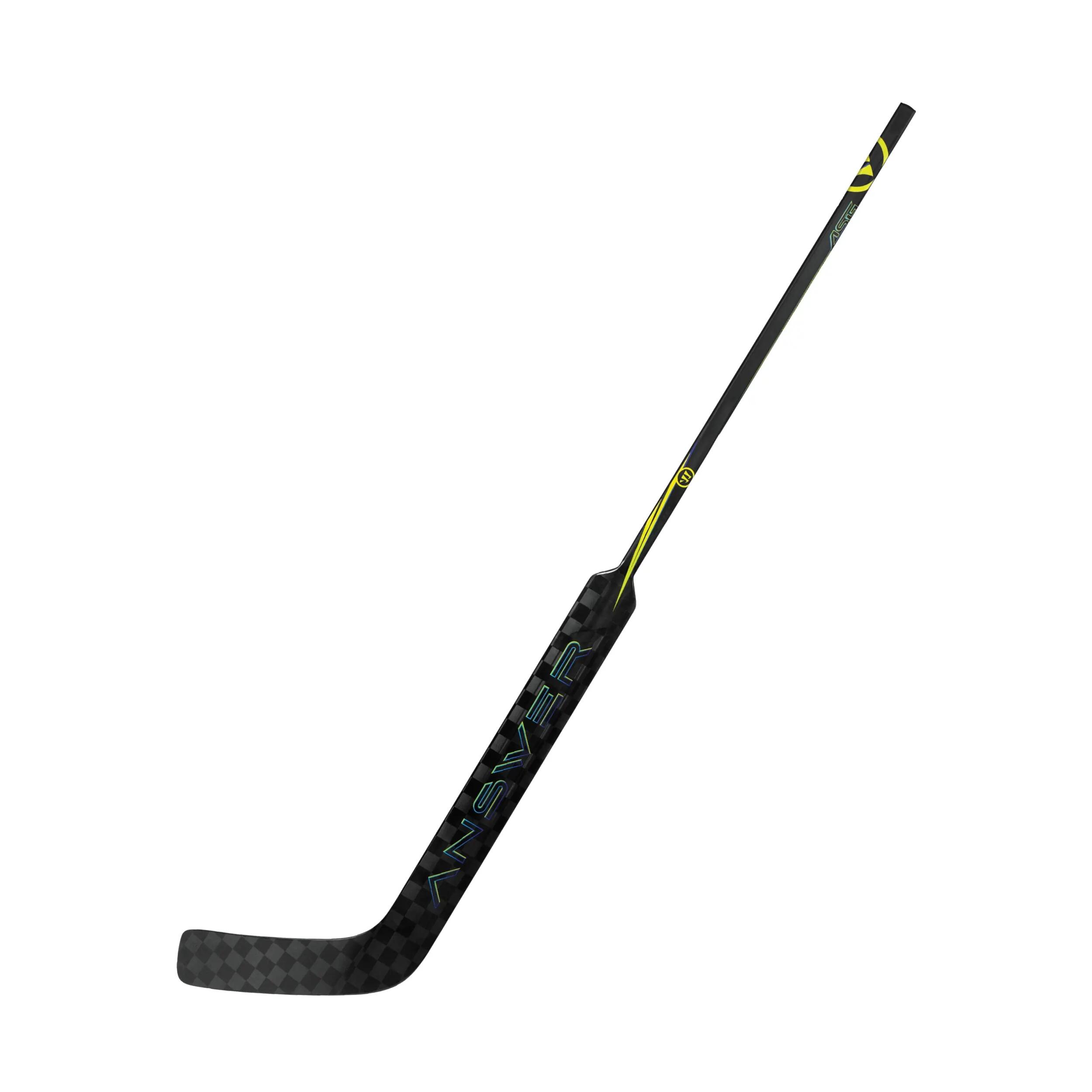 WARRIOR Answer 23" L BVY BK/VibYl TWT zwarte Junior hockeykeepersstick 2/2