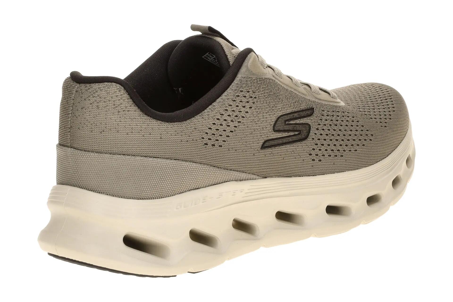 Skechers Go Walk Gliede Step Schuhe Slipper taupe grau 217020 4/7