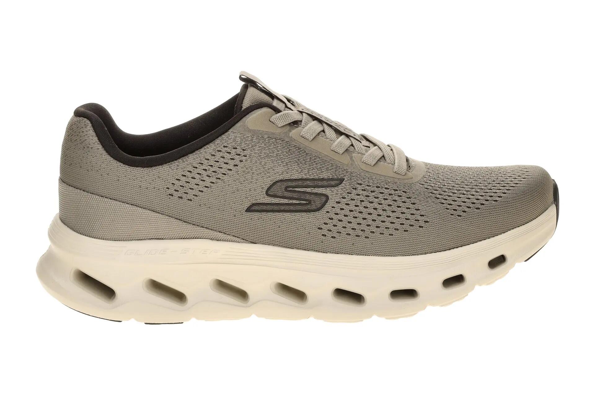 Skechers Go Walk Gliede Step Schuhe Slipper taupe grau 217020 2/7