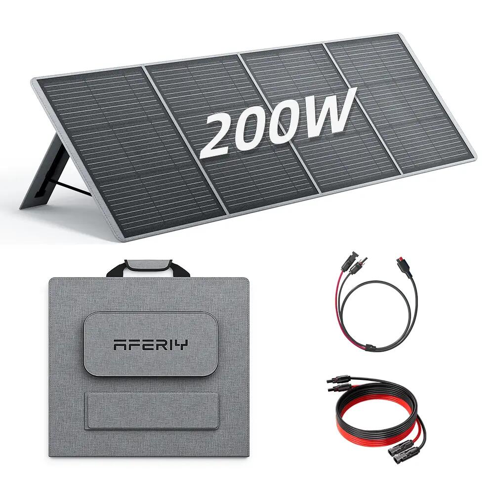 Station électrique portable AFERIY P300 3000W 2048Wh + Panneau Solaire 200W 2/14