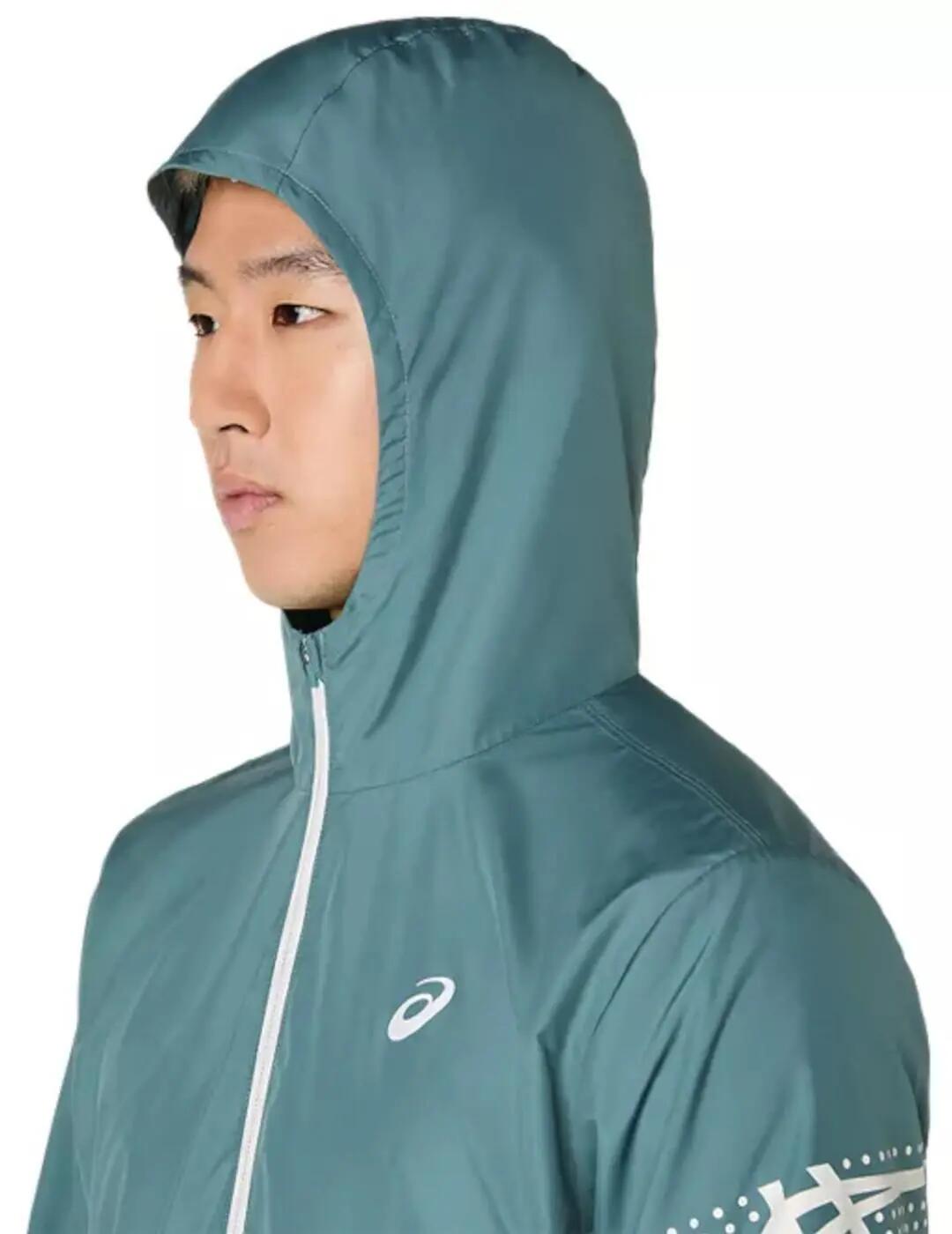 Chaquetas para Hombre Asics Icon Verde 4/4