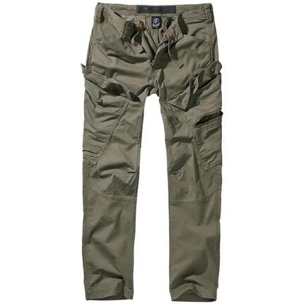 Spodnie bushcraft męskie Brandit Slim Fit Adven Dark Camo
