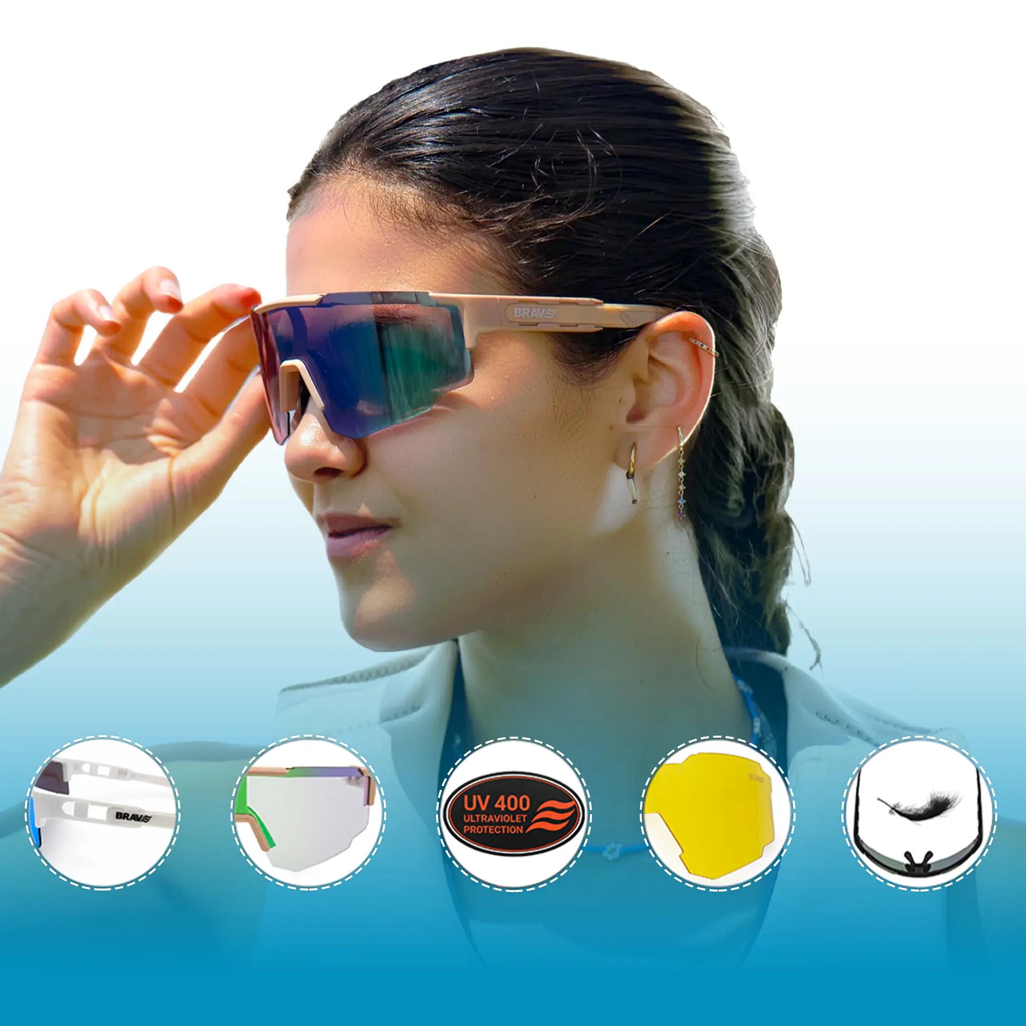 Gafas deportivas BRAVE ACTIVE Heat Sand fotorcomáticas y polarizadas UV400 5/7
