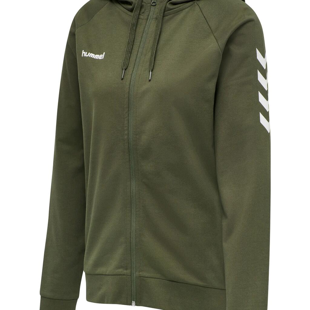 woman hooded sweatshirt Hummel Hmlgo zipped