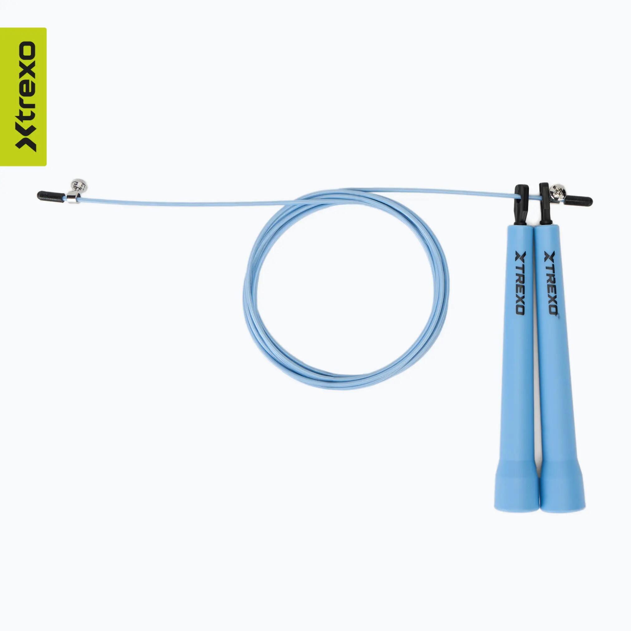 Corda de pular XTREXO Basic+, azul 4/7