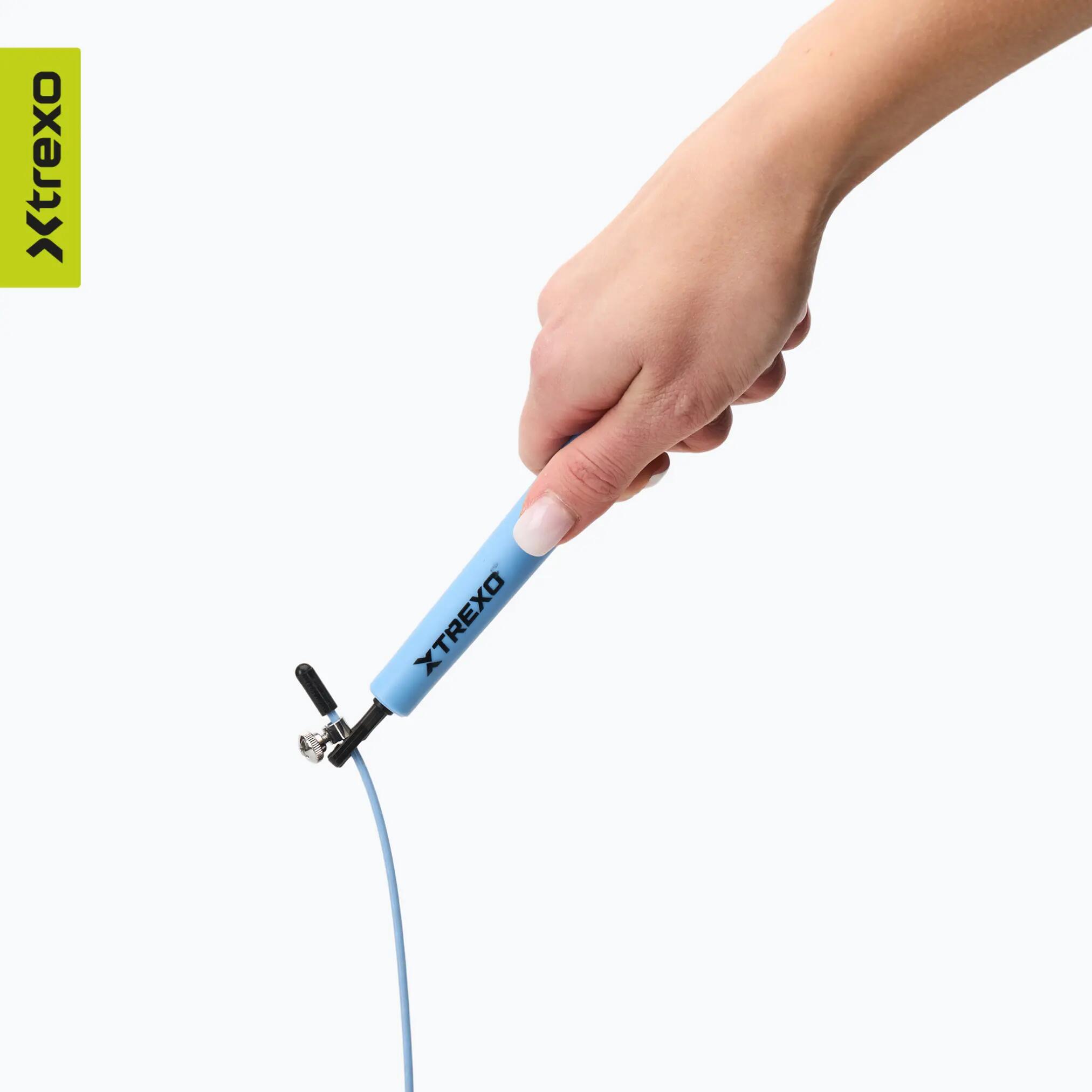 Corda de pular XTREXO Basic+, azul 3/7