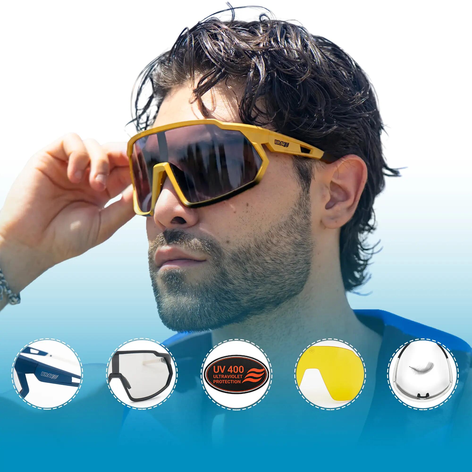 Gafas deportivas BRAVE PULSE Sun Track fotocromáticas y polarizadas UV400 6/7