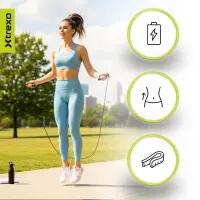 Corda de pular preta XTREXO Advanced 4/7