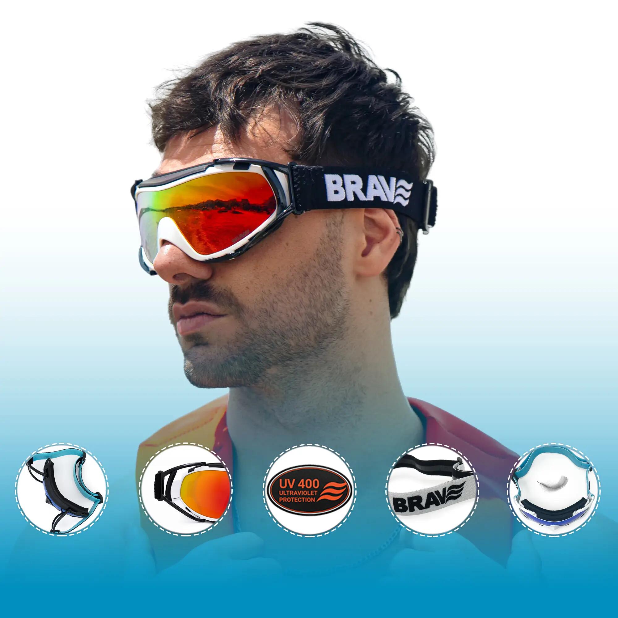 Gafas deportivas BRAVE BREEZE Sun Burst polarizadas UV400 Cat. 3 4/5