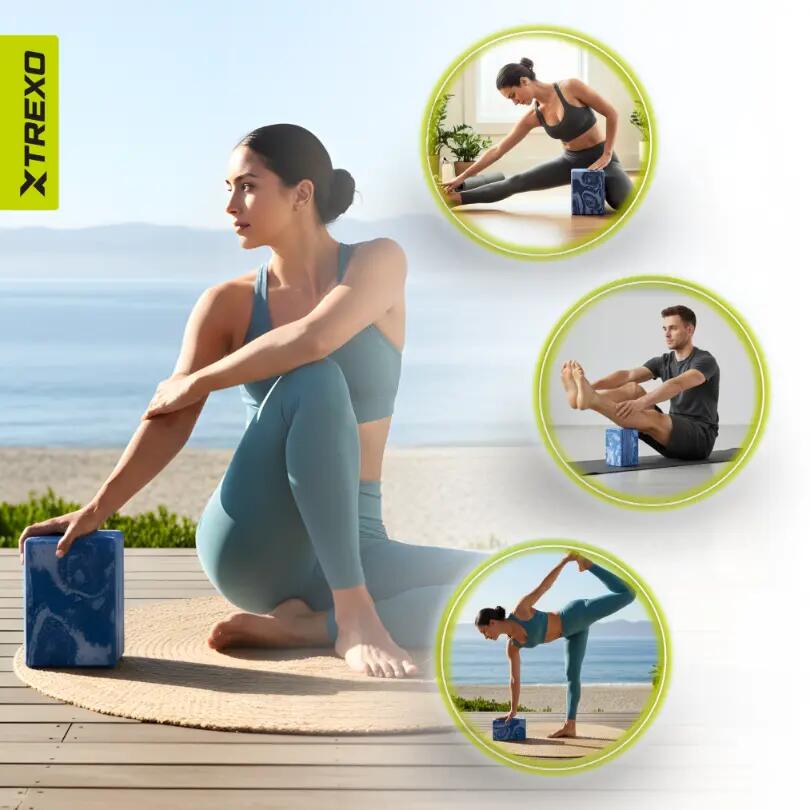 XTREXO TXO-B4Z076-BL yogablok 4/7