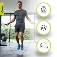 Corda de pular preta XTREXO Advanced 3/7