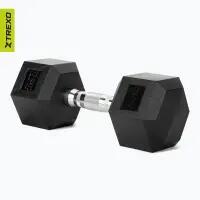 Haltere emborrachado XTREXO Hex 12,5 kg 5/7