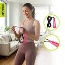 XTREXO Cuerda para saltar básica, rosa 3/6