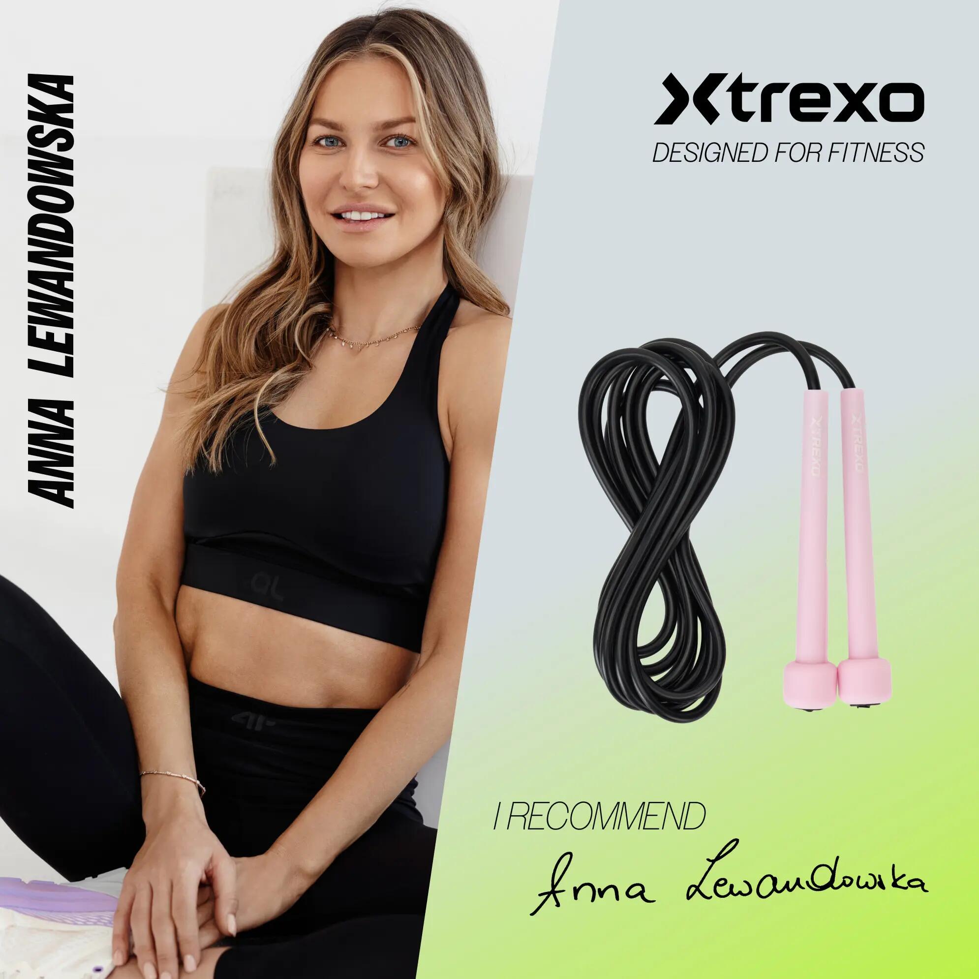 Corda de pular XTREXO Basic, roxa 2/7