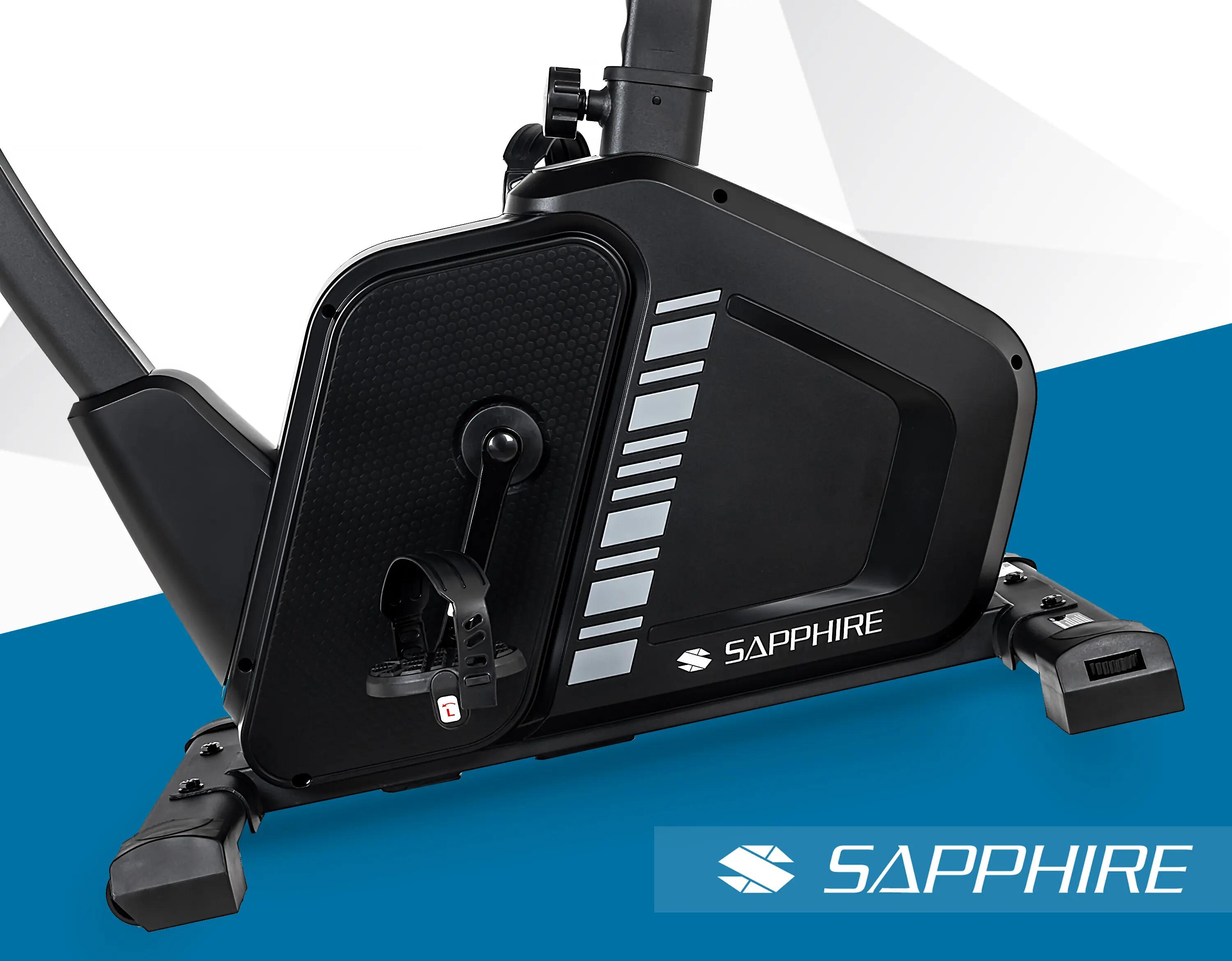 Rower stacjonarny magnetyczny Sapphire SG-850B Nivo koło 10kg app Zwift Kinomap 9/14