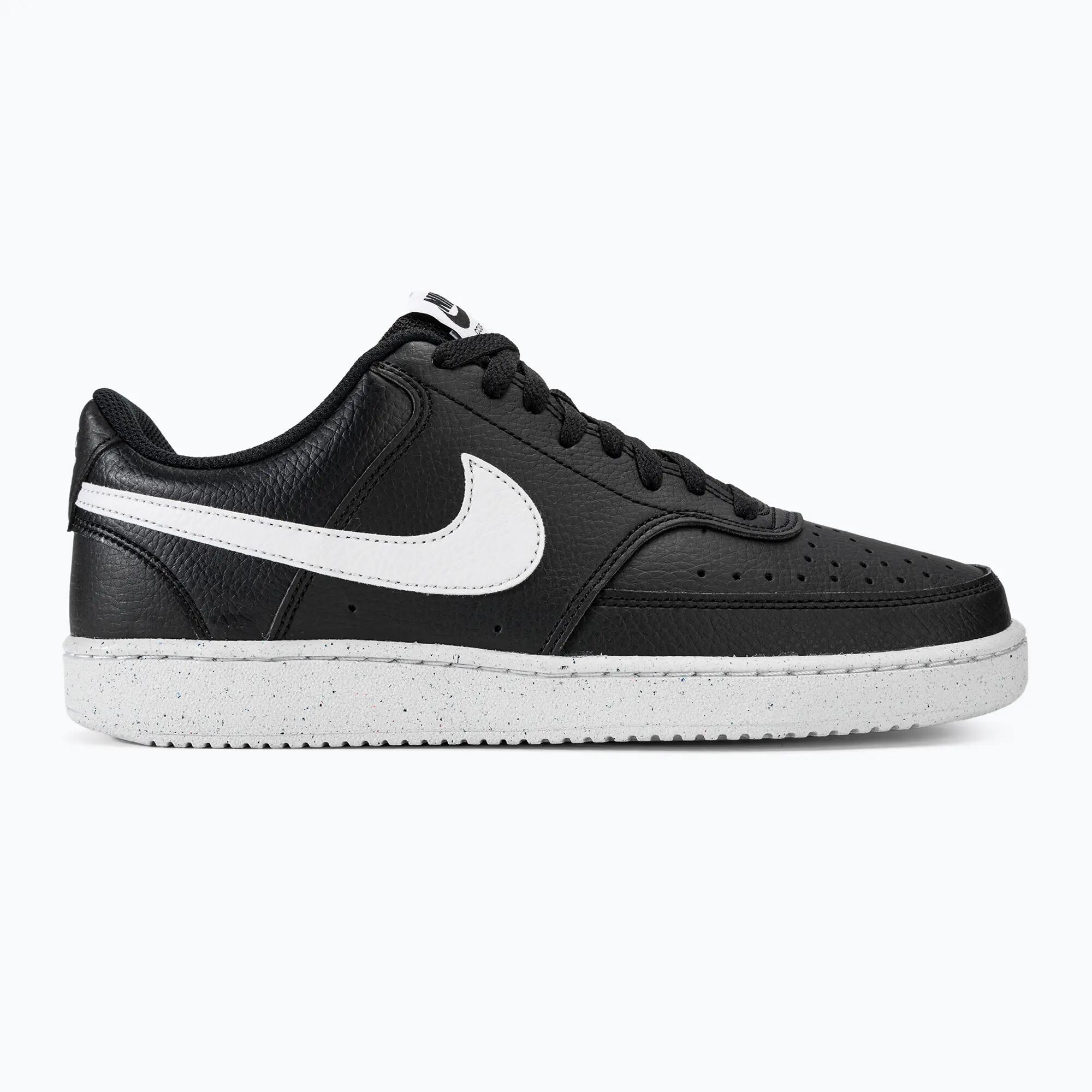 Sneaker "Court Vision", Kunstleder Herren Schwarz/Weiß 2/10