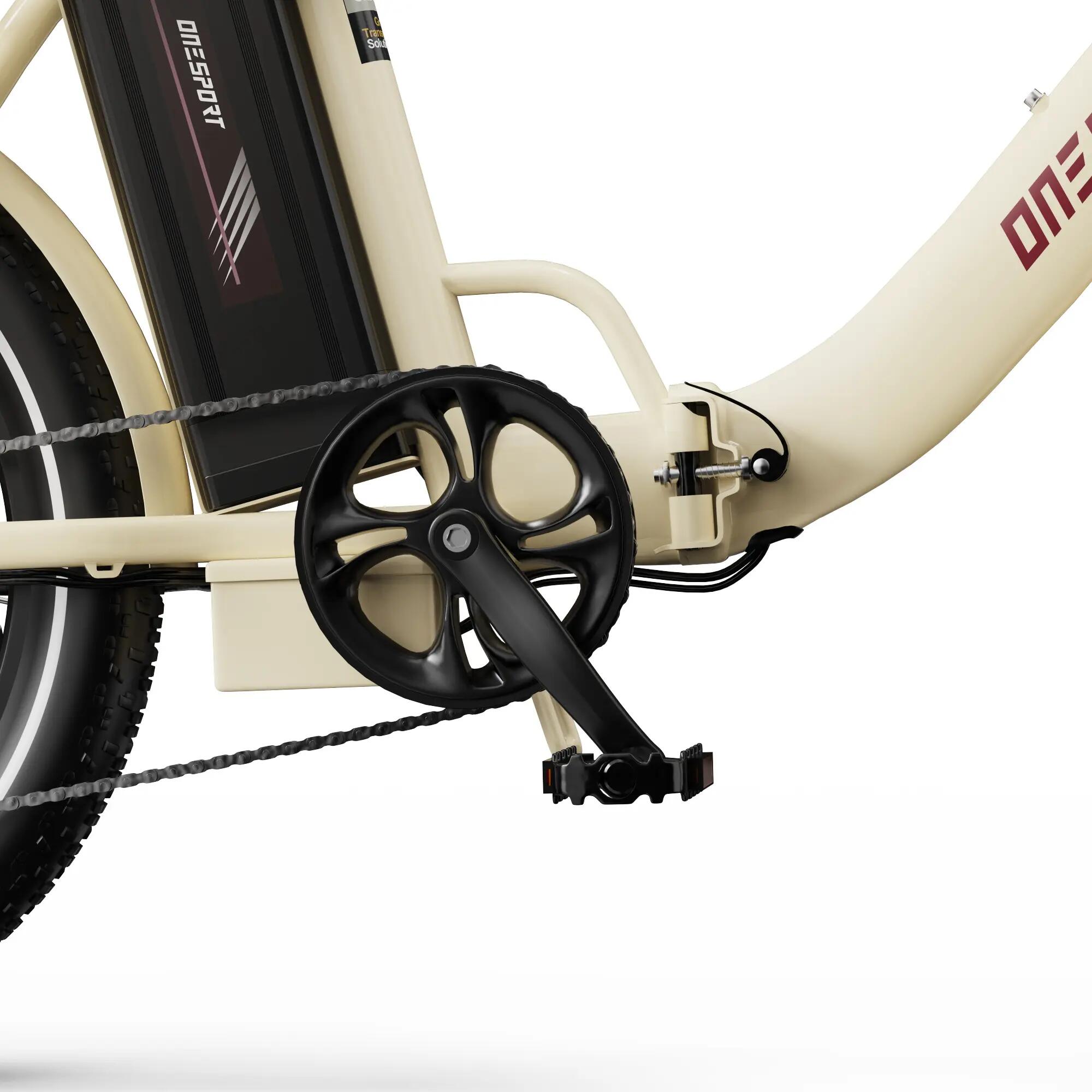 Bicicletta elettrica ONESPORT OT16Pro, motore da 250W, batteria da 48V 17Ah 12/15