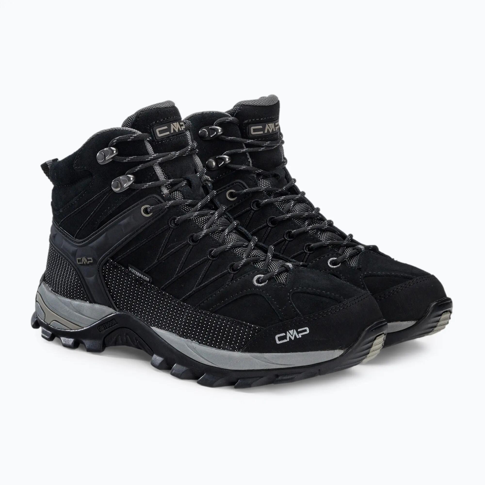 CMP Rigel Mid Black Hiking Shoes 4/14