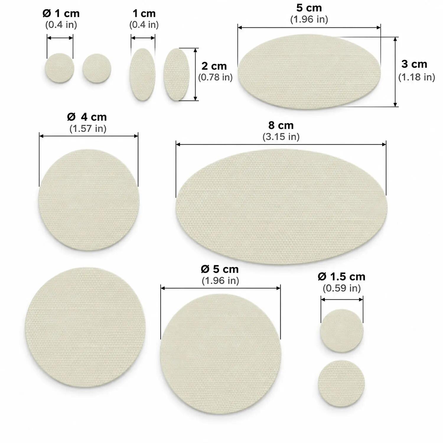 Patchs de réparation de doudoune, vêtement et tente, autocollants imperméables 3/11
