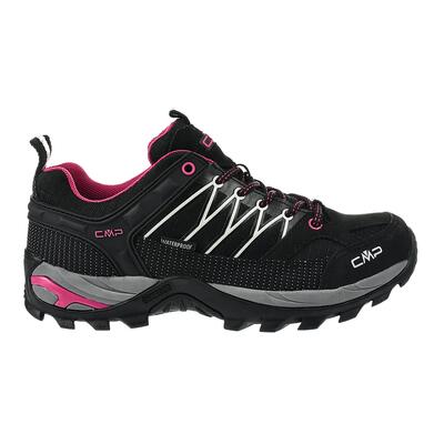 Scarpe Da Trekking Pelle Scamosciata Taglio BassoDonna CMP Rigel Nero Rosa