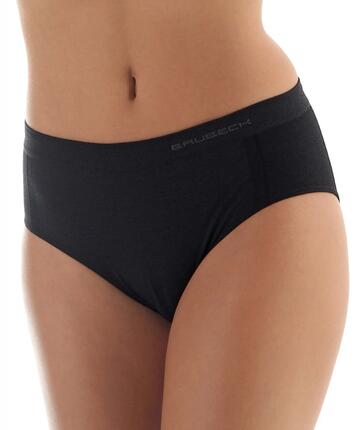 Damskie majtki z wysokim stanem z wełną merino Brubeck classic COMFORT WOOL