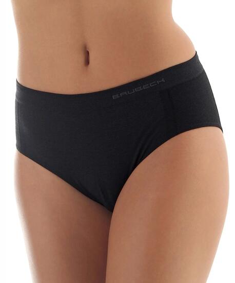 Damskie majtki z wysokim stanem z wełną merino Brubeck classic COMFORT WOOL