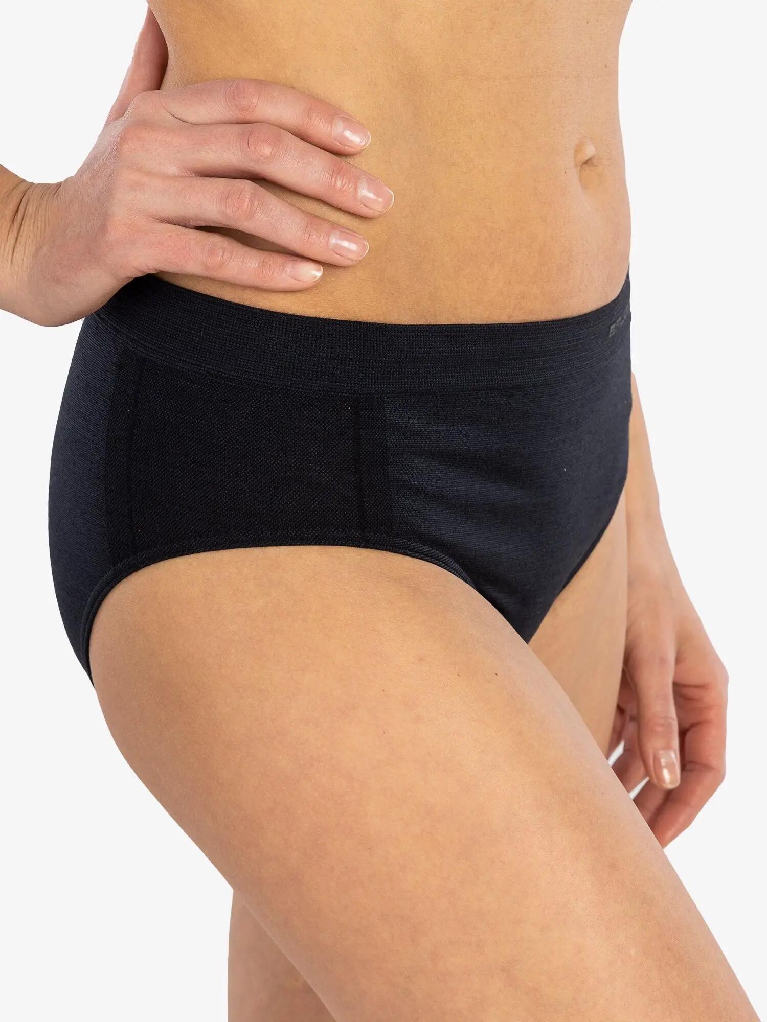 Damskie majtki z wysokim stanem z wełną merino Brubeck classic COMFORT WOOL 5/7