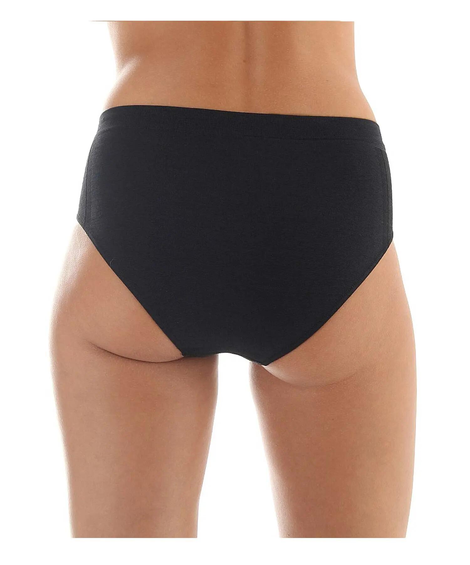 Damskie majtki z wysokim stanem z wełną merino Brubeck classic COMFORT WOOL 2/7