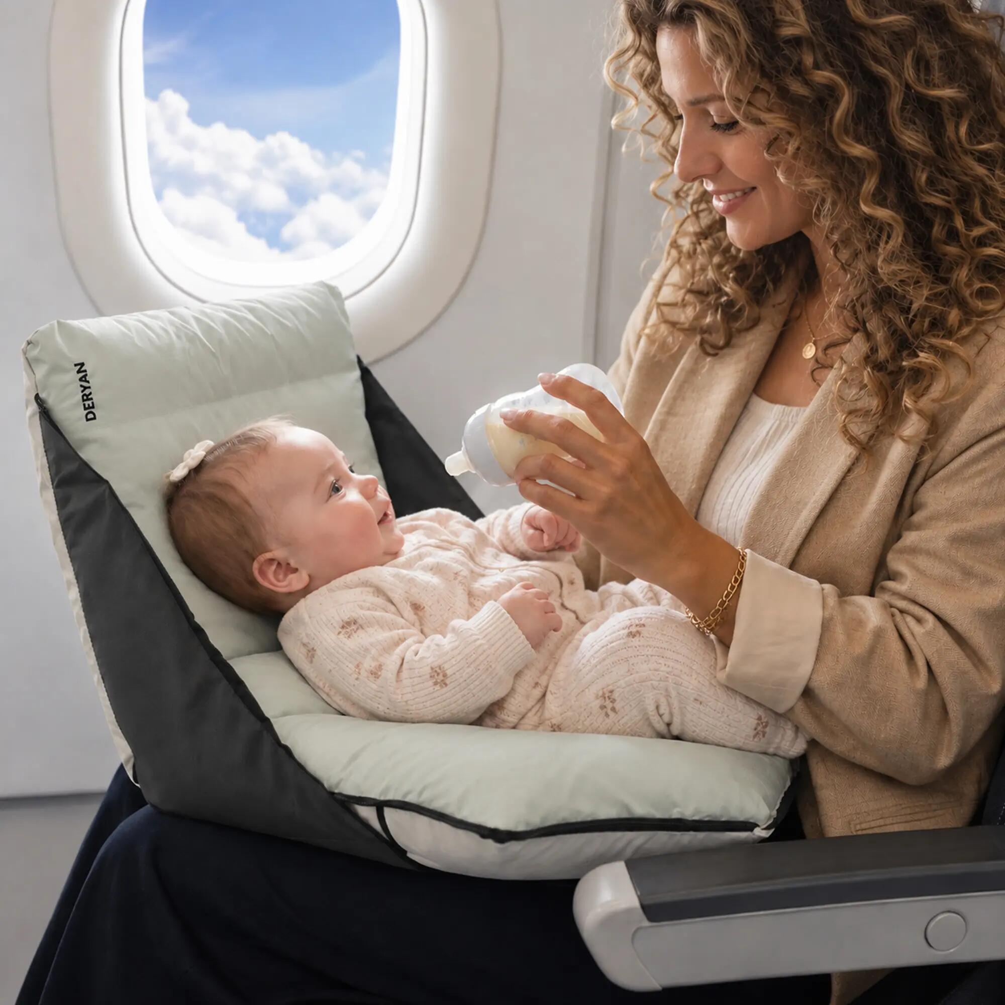 Łóżeczko samolotowe AirTraveller - Poduszka podróżna z materacem - 0-2 lata 2/7