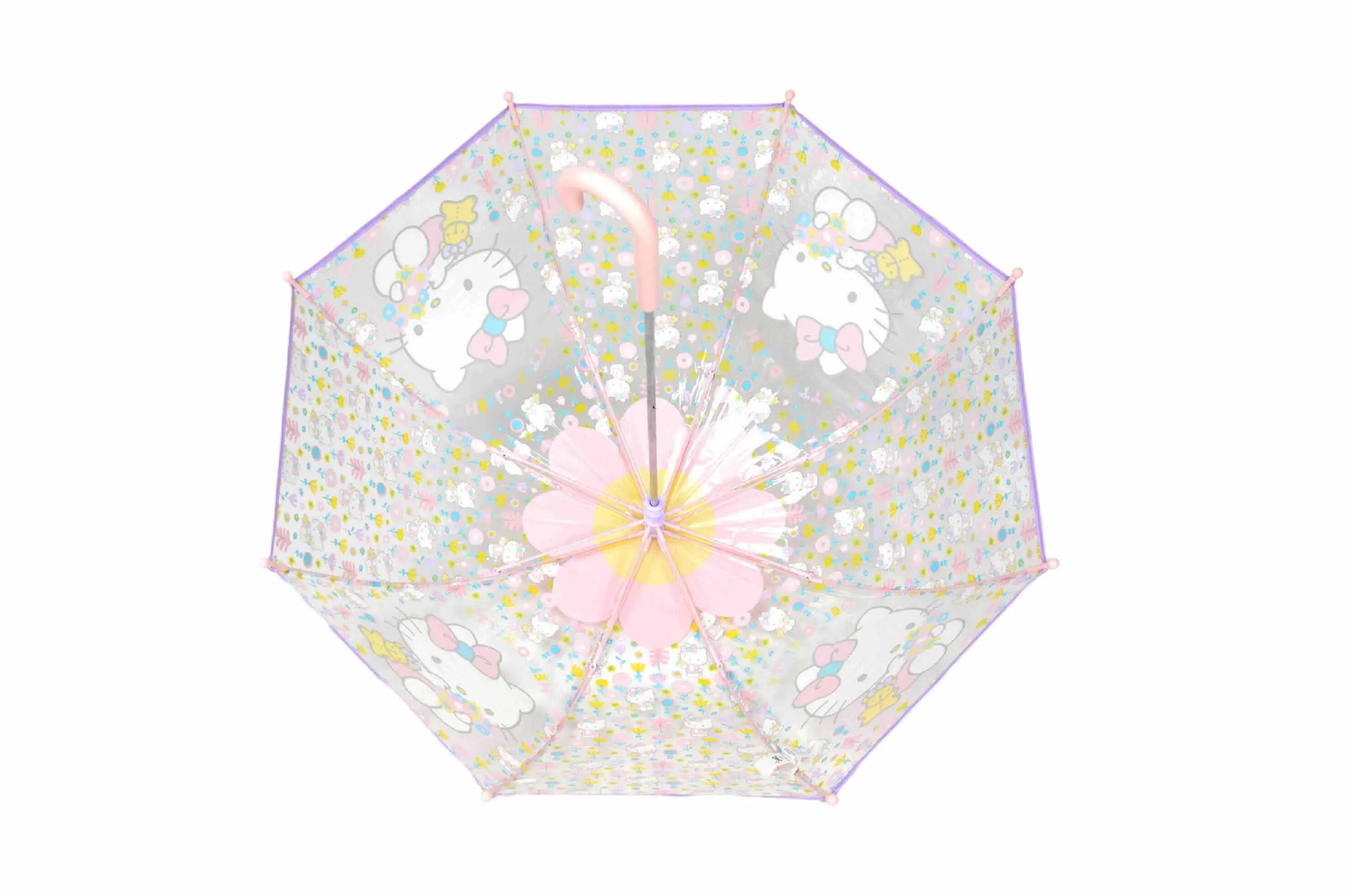 Regenschirm Kinder Hello Kitty Manuell Hellrosa 4/5