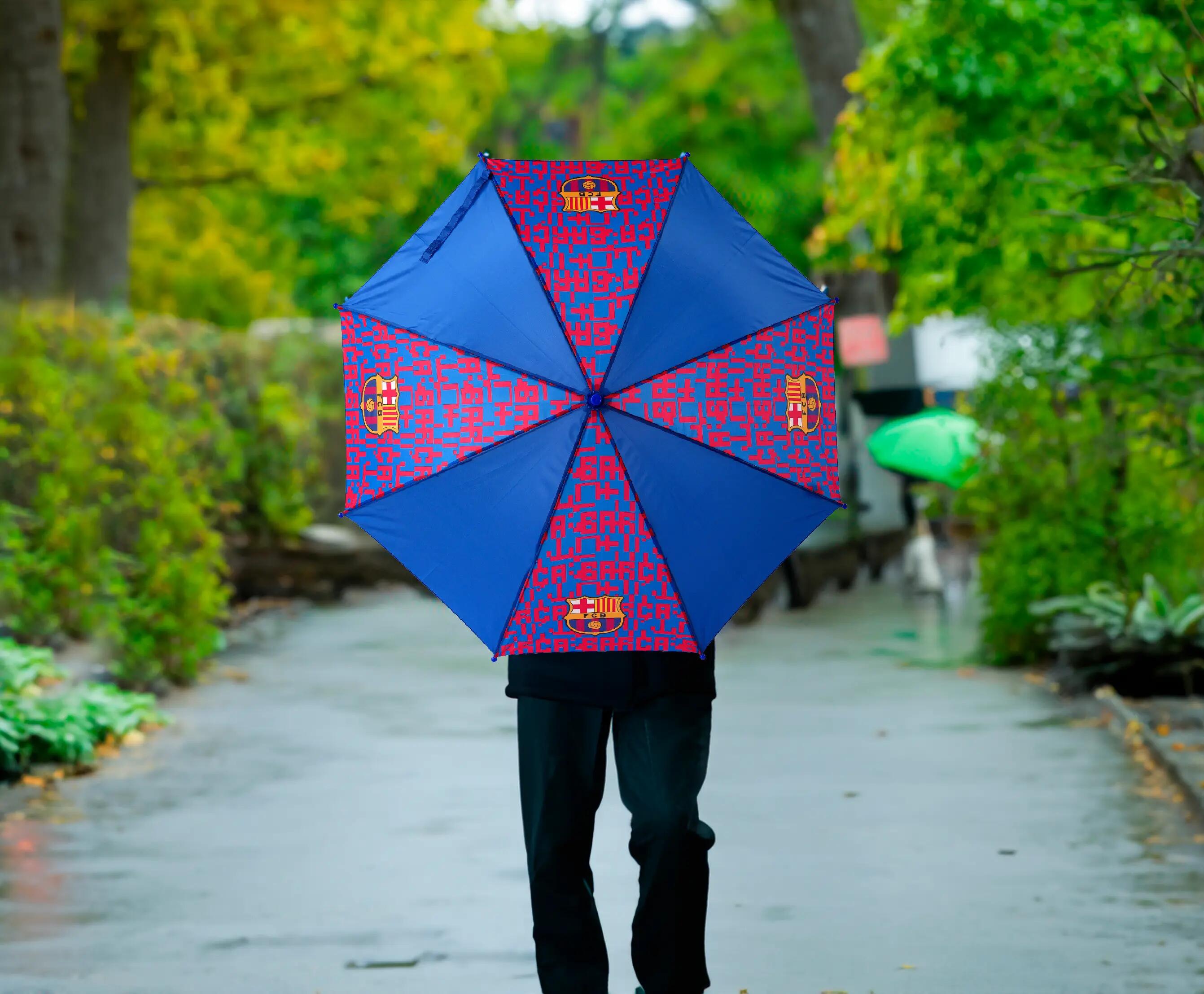 Parapluie Enfant FC Barcelona Automatique Bleu 4/4