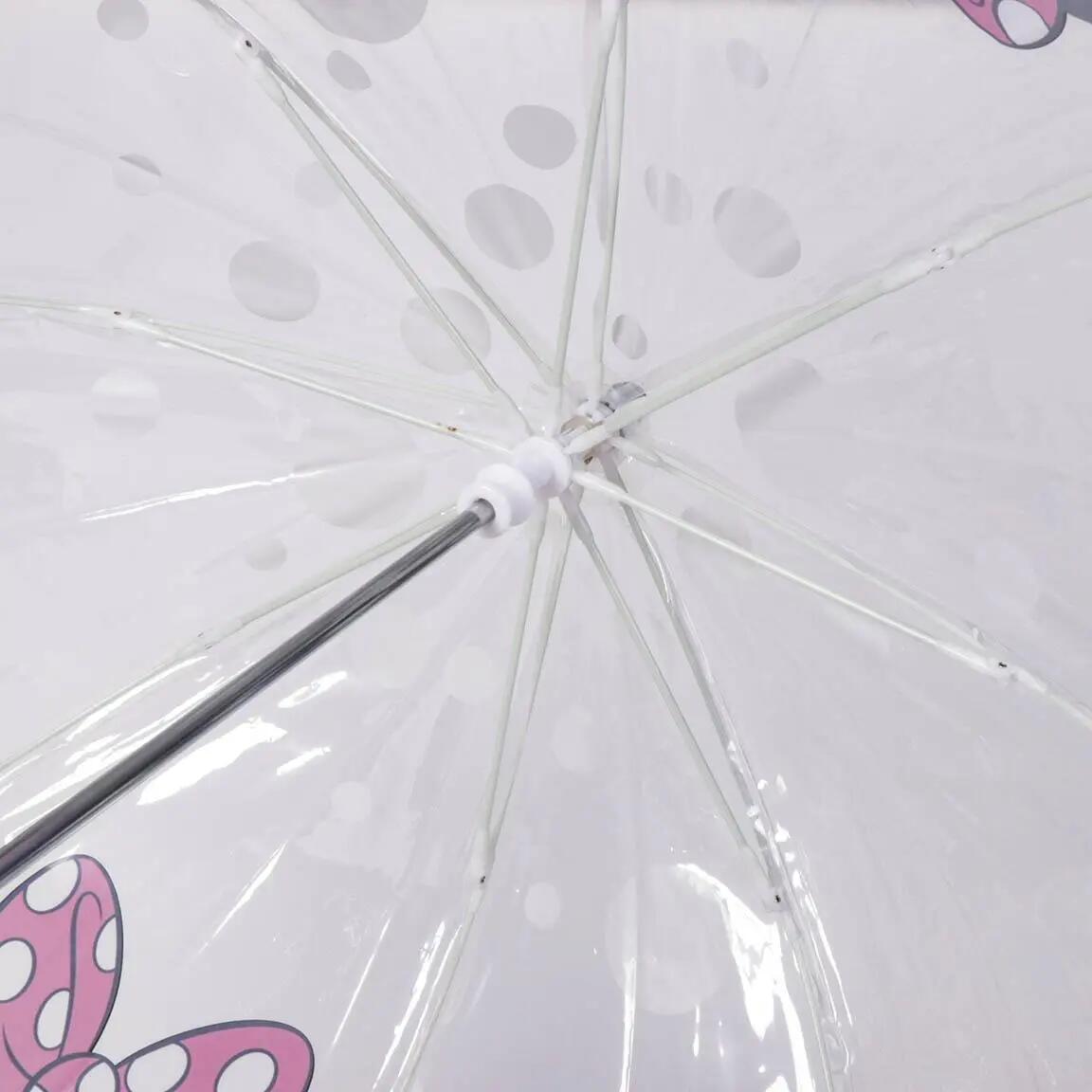 Regenschirm Kuppel Kinder Minnie Mouse Manuell aus POE Rosa 6/7