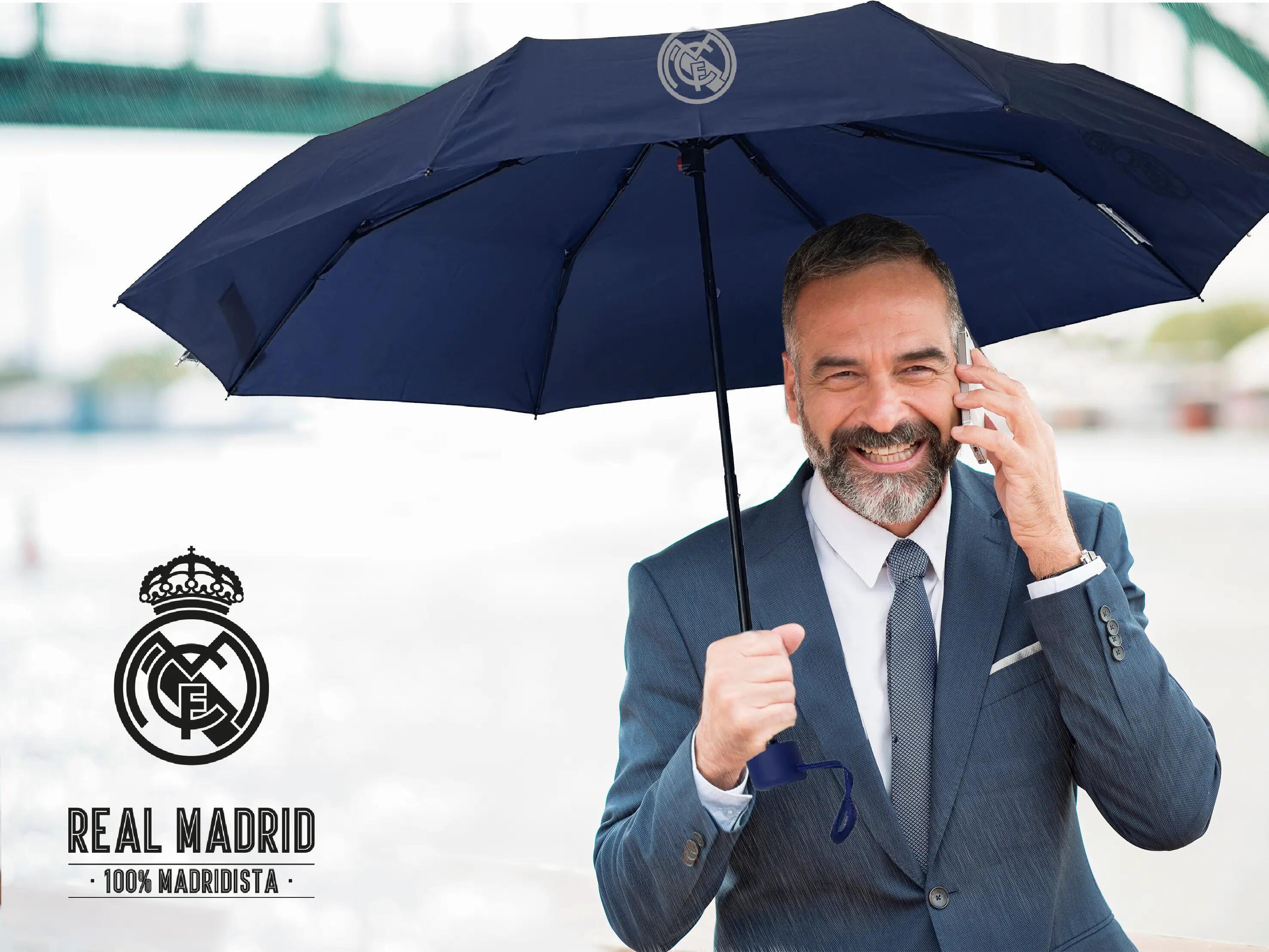 Regenschirm Kinder Real Madrid Manuell Taschenschirm Marineblau 4/4