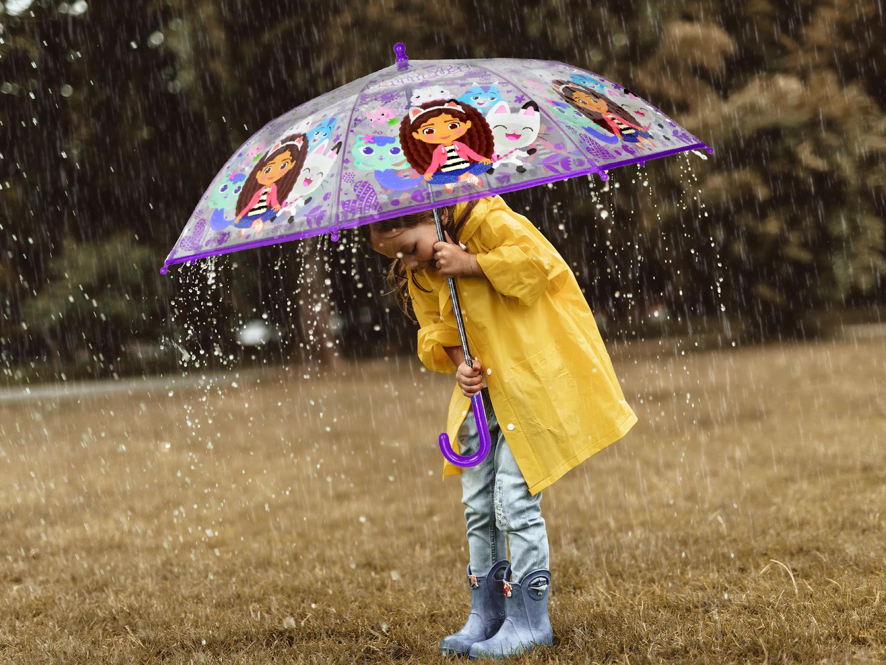 Parapluie Enfant Gabby's Dollhouse Manuel Lilas 4/4