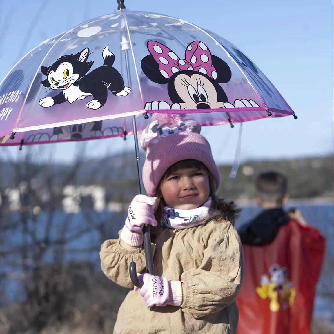 Regenschirm Kuppel Kinder Minnie Mouse Manuell aus POE Rosa 5/7