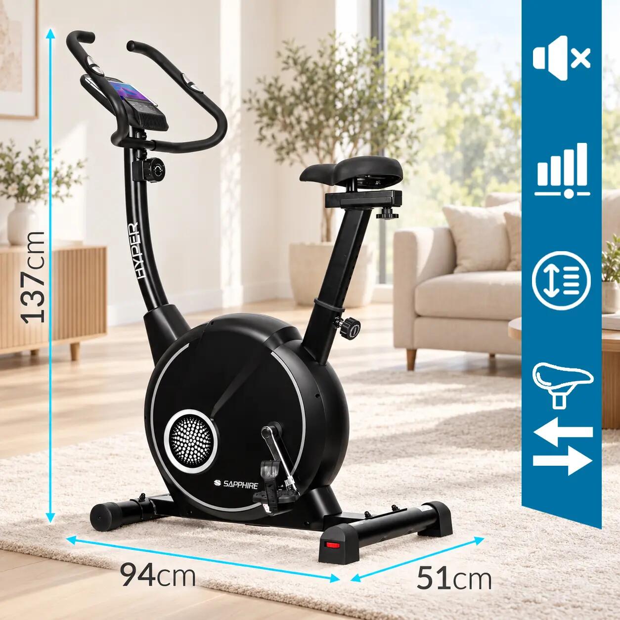 Rower magnetyczny Sapphire SG-330B Hyper 4/12