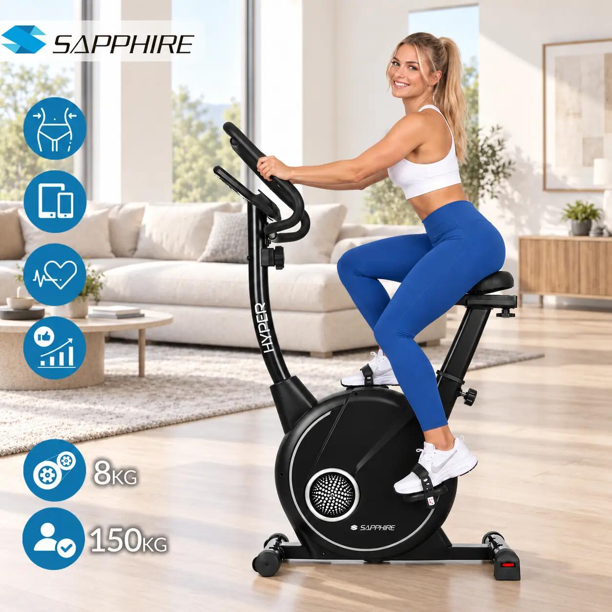 Rower magnetyczny Sapphire SG-330B Hyper 3/12