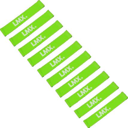 LMX Mini Bande de Résistance - Léger - Vert - 10 pièces